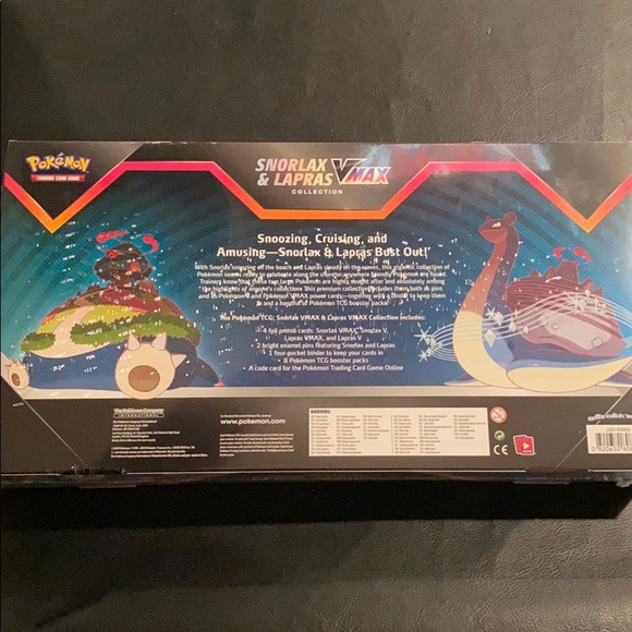Pokémon Snorlax/Laprus VMAX Collection Box - Picture 2 of 2